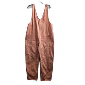 Better Be M Baggy Overalls Petal Pink Cotton Oversized Indie Summer Fit